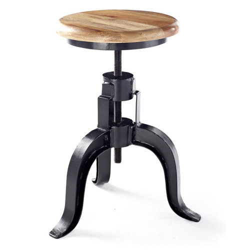 Williston Adelene Adjustable Height Counter Stool with Metal
